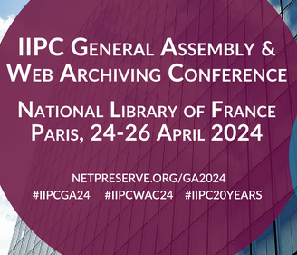 Web archiving conference IIPC 2024 carré