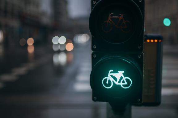 Feu vert vélo