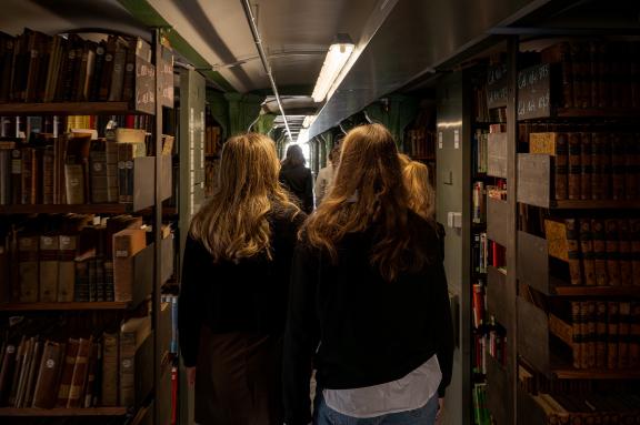 Photo du parcours patrimoine dans les réserves historiques 
